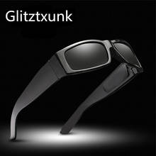 Glitztxunk брендовые поляризационные солнцезащитные очки для мужчин и женщин, модные квадратные ретро очки для вождения, дорожные солнцезащитные очки UV400 2024 - купить недорого