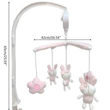 Baby Crib Musical Mobile Rattles Plush Pendants Toy Bed Bell Wind Chimes Kids Room Hanging Decorations 2024 - buy cheap