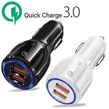 Car Charger Quick Charge 3.0 USB Car Phone Charger Fast Charger for iPhone Samsung Xiaomi etc QC 2.0 Compatible Car-Charger 2024 - buy cheap