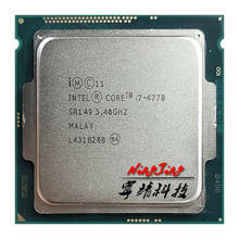 Процессор Intel Core i7-4770 i7 4770 3,4 ГГц четырехъядерный процессор 8 Мб 84 Вт LGA 1150 2024 - купить недорого