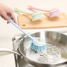 Long Handle Cleaning Pot Brush Multifunctional Removable Kitchen Non-sticky Plastic Dishwasher 2024 - buy cheap