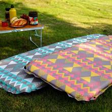 Double Air Holes Ultralight Waterproof Stitchable Inflatable Cushion for Outdoor Camping Stitchable Sleeping Mat Camping Mat 2024 - buy cheap