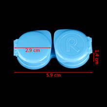 Doble cajita de lentes de contacto Estuche para gafas de contacto para contenedor de soporte pinzas para lentes de contacto al por mayor Kit de viaje Color caramelo 2024 - compra barato