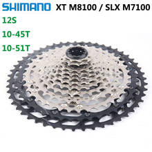 Shimano 12 Speed Deore XT M8100/SLX M7100 M6100 12v Bicycle Freewheel Cassette 10-45T/10-51T Sprocket Mountain MTB Bike 12s 2024 - buy cheap