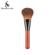 Shoushoulang Professional Handmade Make Up Brush A03 Angled Blush Blusher Brush Soft Red Fox Hair Makeup Brushes 2024 - buy cheap