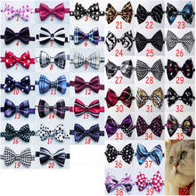 50 unids/lote perro accesorios perro arco corbata Material suave Collar de corbata de moño ajustable lindo corbata de lazo de raza diferente 2024 - compra barato