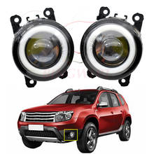 Luz LED antiniebla H11 para coche, luz diurna DRL de ojo de Ángel para Renault Duster Megane 2/3 Fluence Koleos Kangoo, 2 uds. 2024 - compra barato