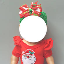 fits 43cm  doll Christmas tree headband for 18"  43cm babies doll hairband reborn baby doll flower headband 2024 - buy cheap