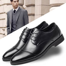Роскошные кожаные туфли-оксфорды в деловом стиле; Мужские дышащие туфли на резиновой подошве для торжественных случаев; Мужская офисная Свадебная обувь на плоской подошве; Mocassin Homme 2024 - купить недорого