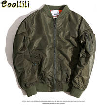 Boollili Men's Jacket 2020 Autumn Thin Slim Bomber Jacket Casual Jacket Male Jackets Plus Size 5XL Jaqueta Masculina 2024 - buy cheap