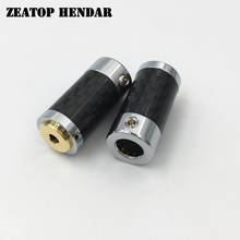 5 pçs de fibra carbono alta fidelidade 2.5mm 4 pólo fêmea plugue áudio 2.5 banhado a ouro fone ouvido conector solda diy mini jack