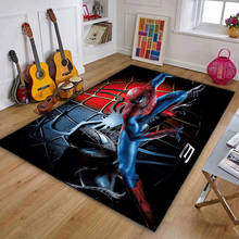 Tapete para puerta de Spiderman para niños, Alfombra de Capitán América, suelo de dormitorio, baño, cocina, felpudo antideslizante 2024 - compra barato