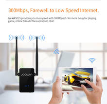 Joowin-repetidor WiFi inalámbrico de 300M, amplificador de señal WiFi de 10dbi, enrutador inalámbrico, extensor de rango, expande Booste 2024 - compra barato