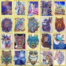 High Quality 5D DIY Special Shaped Diamond Painting Cross stitch Diamond Embroidery Animals Picture Of Rhinestones Home Decor 40 2024 - buy cheap