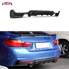 For F32 Carbon Fiber / FRP Rear Lip Diffuser Spoiler For BMW 4 Series F32 F33 F36 M Sport 2014 - 2018 Back Bumper Guard MP Style 2024 - buy cheap