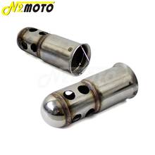 2x universal motocicleta 51mm silenciador removível defletor silenciador silenciador db assassino eliminador de ruído inserção para motorcross 2024 - compre barato