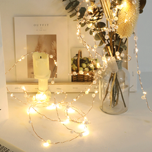 Guirnalda de luces LED para decoración de dormitorio y sala de estar, estilo de joyería con batería, para Navidad, boda, fiesta 2024 - compra barato