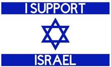 Eu suporto a bandeira de israel estrela de davfácil adesivo de vinil | carros caminhões paredes laptop | azul | 6.5x3.8 polegadas 2024 - compre barato