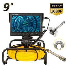 Pipe Inspection Camera 9 inch Monitor 10/20/30/50M, SYANSPAN Sewer Cameras with WIFI,23MM Drain Industrial Endoscope IP68 2024 - buy cheap