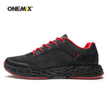 Onemix-Zapatillas de correr para hombre y mujer, zapatos de malla negra con cojín de aire, transpirables, de diseñador, para correr, deportes al aire libre, entrenadores para caminar 2024 - compra barato