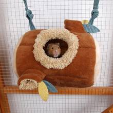 Animal Winter Warm House Lovely Soft Hamster Pad Bed Plush Soft Guinea Pig House Small Animal Pet Cat Dog Rabbit Cage 2024 - buy cheap