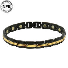 Pulseiras antifadiga de neodímio com berloque de turmalina p176 2024 - compre barato