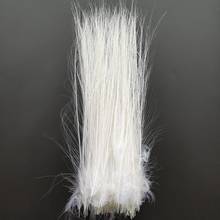 Wholesale 10pcs Rare White Natural Egret Silk Feathers 15-20 cm/6-8 inch Craft Making Party Headdress Hats Decoration 2024 - buy cheap