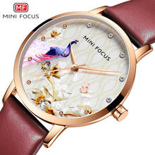 Mini focus relógio de quartzo feminino, relógio de pulso com pulseira de couro fashion de luxo para mulheres relógio de menina 0330 2024 - compre barato