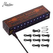 Rowin Compact Size Guitar Effect Power Supply Station 10 Isolated DC Outputs for 9V 12V 18V Guitar Effects with 5V USB Output 2024 - buy cheap