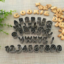 37Pcs/set Alphabet Number Character Letter Cookie Cutter Set Fondant Cake Biscuit Baking Mould DIY Cake Decorating Tools 2024 - buy cheap