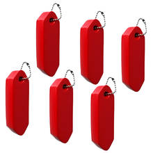 Red Vinyl Coated Floating Key Chain Foam Buoyant Key Float with Ball Chain 6pcs/Pack for Water Sports 2024 - buy cheap