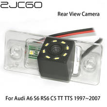 Zjcgo-câmera de estacionamento com visão noturna e à prova d'água, para automóveis audi, a6, s6, rs6, c5, tt, tts, anos 1997 a 2007 2024 - compre barato