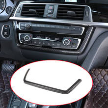 Central Control U-shaped Frame Decoration Trim For BMW M3 M4 2014-2019 U-shaped Cover Strip Real Carbon Fiber Car Accessories 2024 - buy cheap