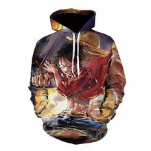 New  Cartoon One Piece 3D Printed Hoodies Men Fashion Casual Hoodie Luffy Cosplay Costume Funny Sweatshirt Streetwear Jacket 2024 - buy cheap