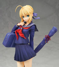 Fate/stay night Action Figure Sexy School Uniform Saber Artoria Pendragon Model Toys 15cm 2024 - buy cheap