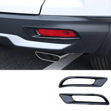 For Honda CRV CR-V 2020 2021 ABS Chrome Carbon Fiber Tail Rear Fog Light Lamp Cover Trim Frame 2024 - buy cheap