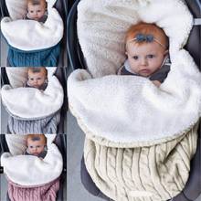 Baby Blanket For Bedding Stroller Super Soft Warm Infant Boys Girls Sleeping Bag Swaddle Wrap Manta Bebes Newborn 0-12 Months 2024 - buy cheap