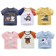 Infant Newborn Baby Clothes Baby Kids T Shirts for Girls Boys Tshirt Kid Summer Cotton Cartoon Printing Tops Baby Boy Clothes 2024 - buy cheap