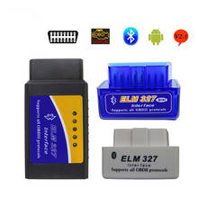 Newest Mini Elm327 Bluetooth OBD2 V2.1 ELM 327 V 2.1 OBDII Adapter Cars Diagnostic Scanner Elm-327 OBD 2 Auto Diagnostic-Tools 2024 - buy cheap