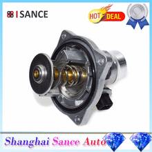ISANCE Engine Coolant Thermostat + Housing 11531436386 For BMW E39 540i E38 740i 740iL E53 X5 1998 1999 2000 2001 2002 2003 2024 - buy cheap
