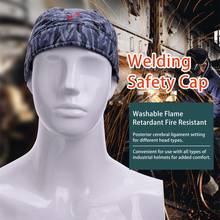 Washable Flame Retardant Fire Resistant Head Protective Welding Hat Bandana Type,Labor Insurance Welder Anti-scalding Hat Work 2024 - buy cheap