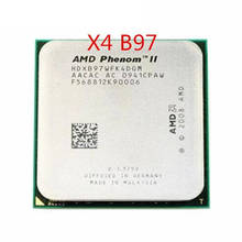 Процессор AMD Phenom II X4 B97, четырехъядерный процессор для настольных ПК, разъем AM3 938pin 3,2 ГГц 95 Вт HDXB97WFK4DGM 2024 - купить недорого