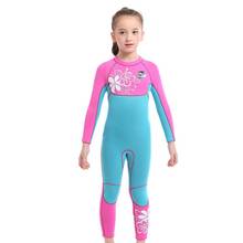 Long Sleeve Back Zipper 3MM Neoprene Wetsuit  Diving Suit Surf Drysuit Thermal Swimwear Kids Sailing Clothes Full Body Suit 2024 - buy cheap
