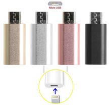 8-Pin Lightning Female To Micro USB Male Adapter Converter For Android Phone 634B 2024 - buy cheap