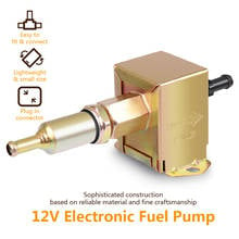 Bomba de combustible eléctrica Universal, dispositivo de bombeo automático de gasolina, diésel, etanol, laboratorio, 12V, 95LPH, 4-6 Psi 2024 - compra barato