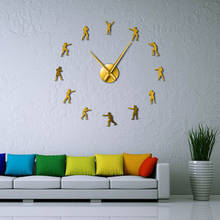 Boxing Fighting Game DIY Wall Clock Sport Martial  Wall Art Living Room Decor Hanging Wall Watch Frameless Modern Quartz Clock 2024 - buy cheap