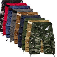 Lifenwenna carga shorts homens legal camuflagem verão algodão casual calças curtas roupas de marca confortável camo carga curto 2024 - compre barato
