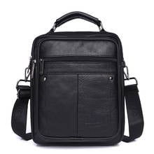 Men's Shoulder Bag Genuine Leather Bag for Men Messenger Bags Shoulder Handbag Men Crossbody Bags Leather Flap Male Handbag KSK 2024 - buy cheap