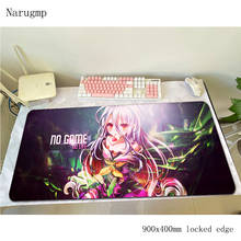 No Game No Life mouse pad Professional Computer mat 900x400x3mm gaming mousepad Domineering padmouse keyboard game pc gamer desk 2024 - buy cheap