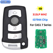 4 Button Full Complete Remote Smart Car Key 315LP MHZ with ID46 ID7944 Chip For BMW CAS1 7 Series E65 E66 HU92 Uncut Blade 2024 - buy cheap